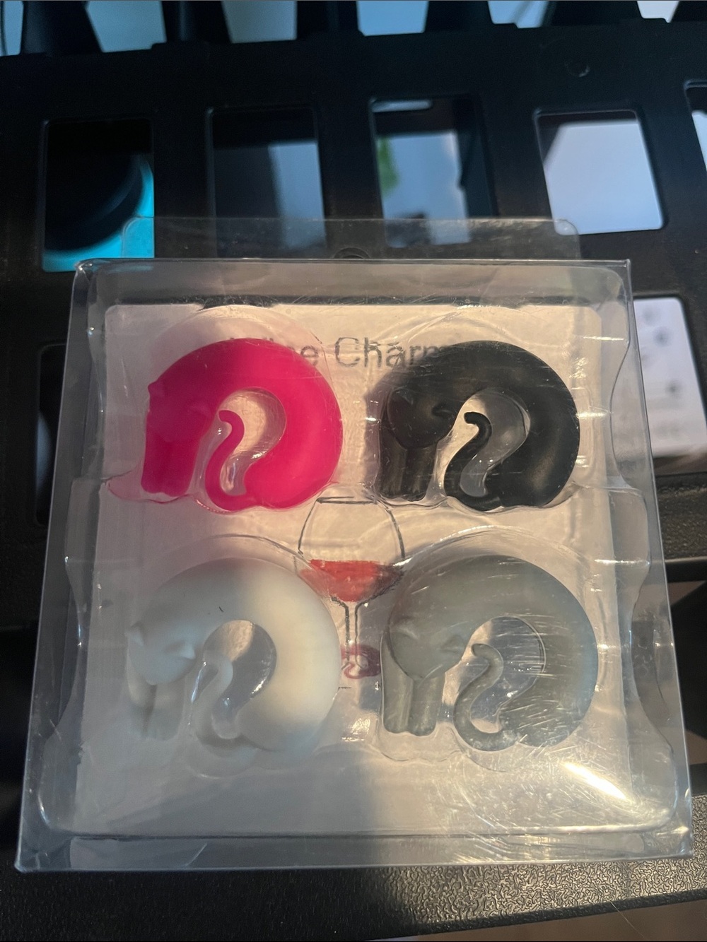 Wine glass charms
